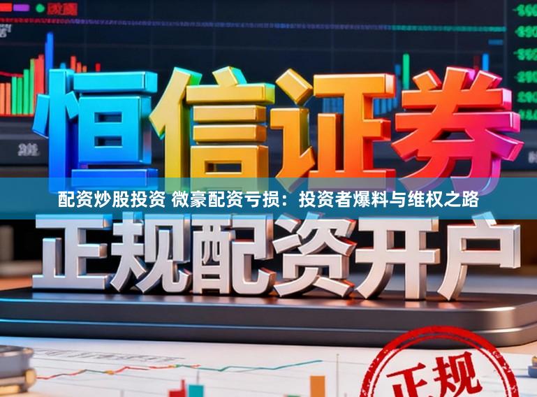 配资炒股投资 微豪配资亏损：投资者爆料与维权之路