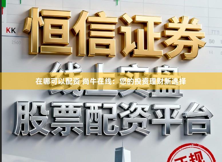 在哪可以配资 尚牛在线：您的投资理财新选择